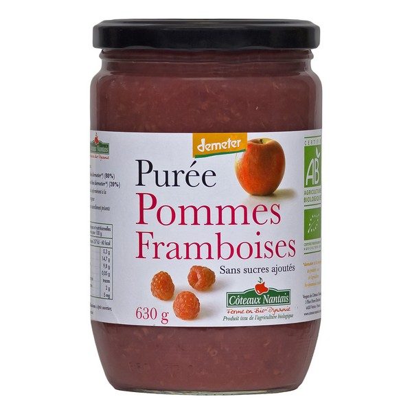 coteaux-nantais-puree-pommes-framboises-bio-et-demeter-630g coteaux-nantais-puree-pommes-framboises-bio-et-demeter-630g